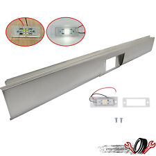 Steel Rear Bumper Roll Pan w/license plate light For 1972-93 Dodge D100/150/250 picture